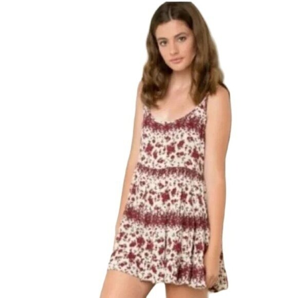 Brandy Melville Rambling Roses Slip Mini Dress - Picture 3 of 7